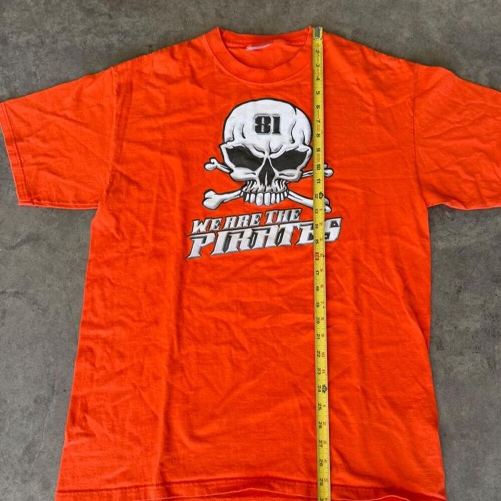 Unbranded Men's Orange and Red T-shirt